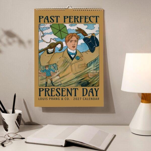 Louis Prang Wall Calendar – American Printer, Vintage Christmas, Semi-Glossy Paper