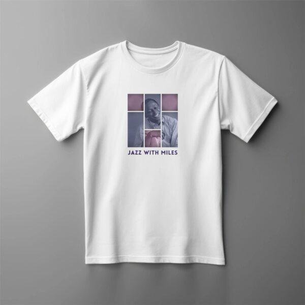 Miles Davis - Musician Tee, Music Legend, Jazz Trumpet, Short Sleeve T-Shirt