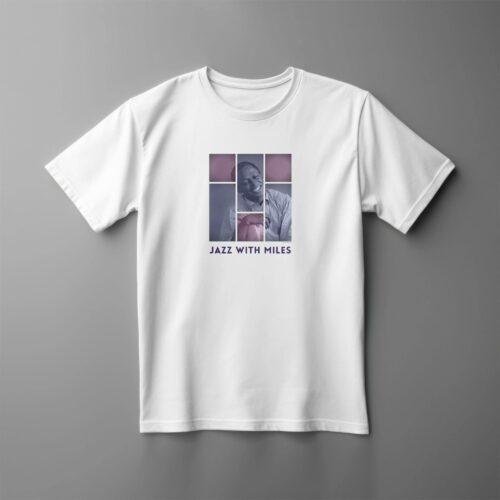 Miles Davis - Musician Tee, Music Legend, Jazz Trumpet, Short Sleeve T-Shirt