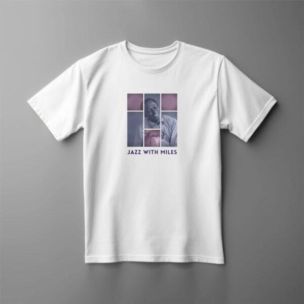 Miles Davis - Musician Tee, Music Legend, Jazz Trumpet, Short Sleeve T-Shirt
