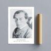 Buster Keaton Vintage Cinema Decor – Classic Hollywood, Film Poster Gift, Art Print