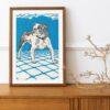English Bulldog Print by Moriz Jung - Austrian Art, Dog Lover Gift, Matte Paper Poster
