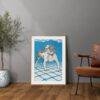 English Bulldog Print by Moriz Jung - Austrian Art, Dog Lover Gift, Matte Paper Poster
