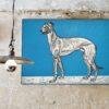 Greyhound Woodcut Print by Moriz Jung - Austrian Art, Dog Lover Gift, Matte Paper Poster