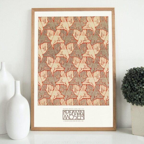 Koloman Moser - A Thousand Ravens, Mid Century Modern, Vienna Wall Art