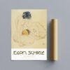 Egon Schiele - Two Friends, Expressionist Masterpiece, Smooth Matte Art Print