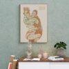 Egon Schiele - Lovemaking, Expressionist Masterpiece, Smooth Matte Art Print