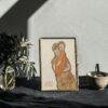 Egon Schiele - Mother & Child, Expressionist Masterpiece, Smooth Matte Art Print