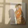 Egon Schiele - Mother & Child, Expressionist Masterpiece, Smooth Matte Art Print