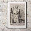 Greek Mythology Art Print – Masquerade Author Poster, Ancient Sculpture, Greece, Light Academia Decor