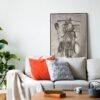 Greek Mythology Art Print – Masquerade Sutler Poster, Ancient Sculpture, Greece, Light Academia Decor