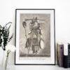 Greek Mythology Art Print – Masquerade Sutler Poster, Ancient Sculpture, Greece, Light Academia Decor