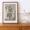 Greek Mythology Art Print – Masquerade Sutler Poster, Ancient Sculpture, Greece, Light Academia Decor