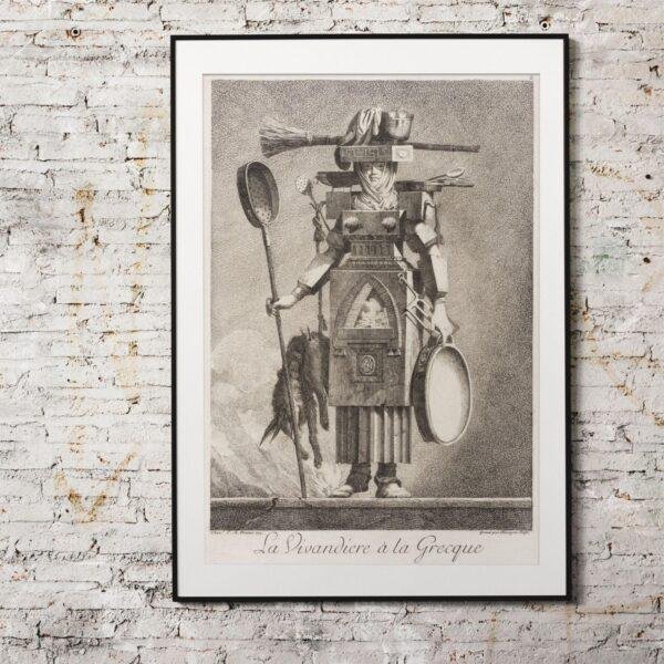 Greek Mythology Art Print – Masquerade Sutler Poster, Ancient Sculpture, Greece, Light Academia Decor