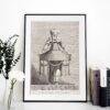 Greek Mythology Art Print – Masquerade Priestess Poster, Ancient Sculpture, Goddess, Light Academia Decor