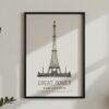 London Landmark Art - Great Tower Wembley Park, Design No. 37, Architecture Sketch, Matte Print