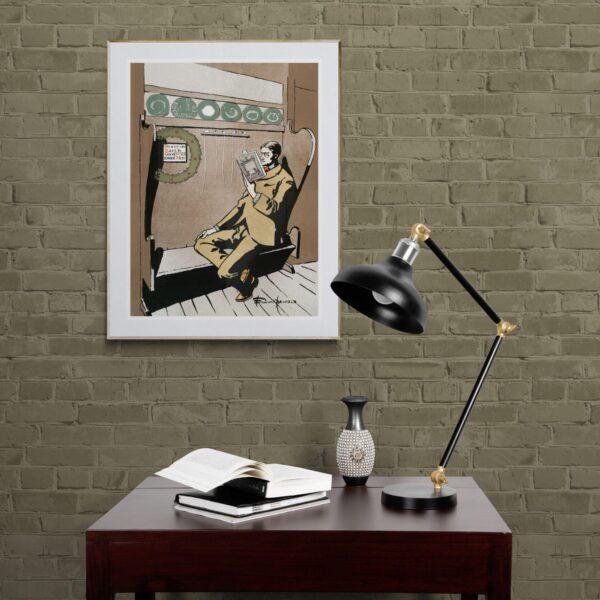 Edward Penfield – Quiet Hours, Bohemian Decor, Smooth Matte Art Print