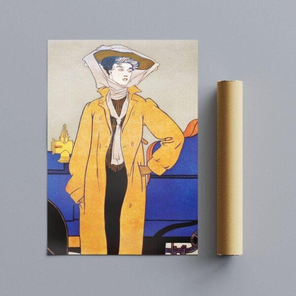 Edward Penfield - Roadside Elegance, Bohemian Decor, Smooth Matte Art Print