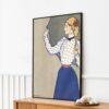 Edward Penfield – Afternoon Breeze, Bohemian Decor, Smooth Matte Art Print