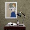 Edward Penfield – Afternoon Breeze, Bohemian Decor, Smooth Matte Art Print