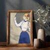 Edward Penfield – Afternoon Breeze, Bohemian Decor, Smooth Matte Art Print