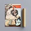 Edward Penfield – Holiday Fireside, Bohemian Decor, Smooth Matte Art Print
