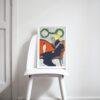 Edward Penfield – Evergreen Loops, Bohemian Decor, Smooth Matte Art Print