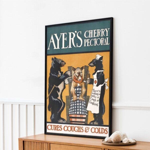 Edward Penfield – Ayer’s Remedy, Bohemian Decor, Smooth Matte Art Print