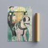 Edward Penfield – Street Coach, Bohemian Decor, Smooth Matte Art Print