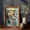 Edward Penfield – Street Coach, Bohemian Decor, Smooth Matte Art Print