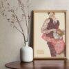 Egon Schiele - Lovers, Expressionist Masterpiece, Smooth Matte Art Print