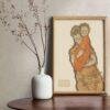 Egon Schiele - Mother & Child, Expressionist Masterpiece, Smooth Matte Art Print