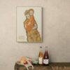 Egon Schiele - Mother & Child, Expressionist Masterpiece, Smooth Matte Art Print