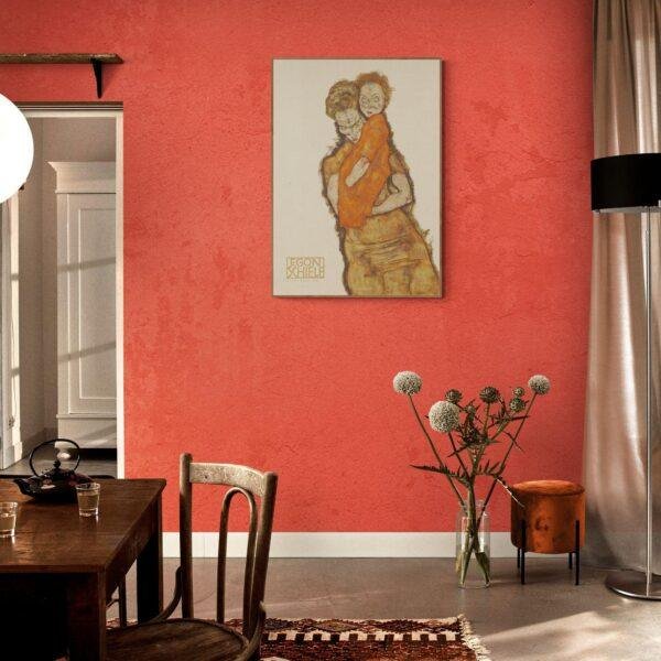 Egon Schiele - Mother & Child, Expressionist Masterpiece, Smooth Matte Art Print