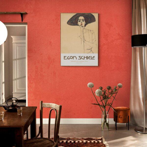 Egon Schiele - Portrait Of A Woman, Expressionist Masterpiece, Smooth Matte Art Print