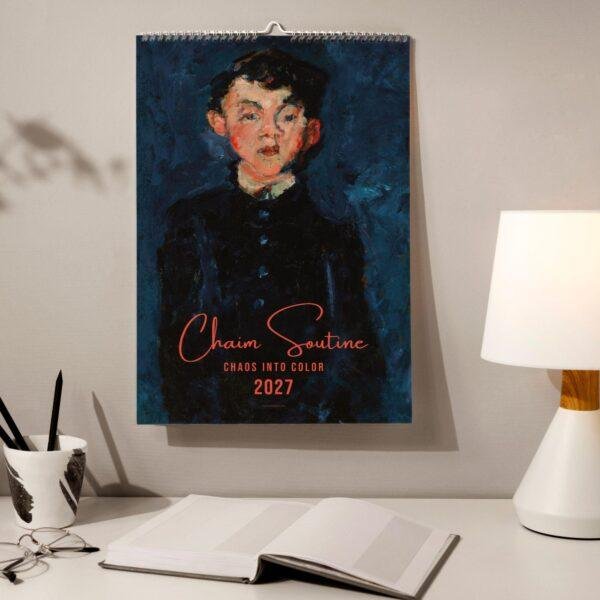 Chaim Soutine Art Wall Calendar - French Artist, Eclectic Style, Semi-Glossy Paper