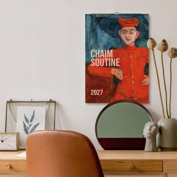 Chaim Soutine Wall Calendar - French Artist, Expressionist Art, Semi-Glossy Paper