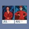 Chaim Soutine Wall Calendar - French Artist, Expressionist Art, Semi-Glossy Paper