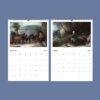 John Ferneley Wall Calendar – English Artist, Vintage Horse Art, Equestrian Gift, Semi-Glossy Paper
