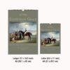 John Ferneley Wall Calendar – English Artist, Vintage Horse Art, Equestrian Gift, Semi-Glossy Paper