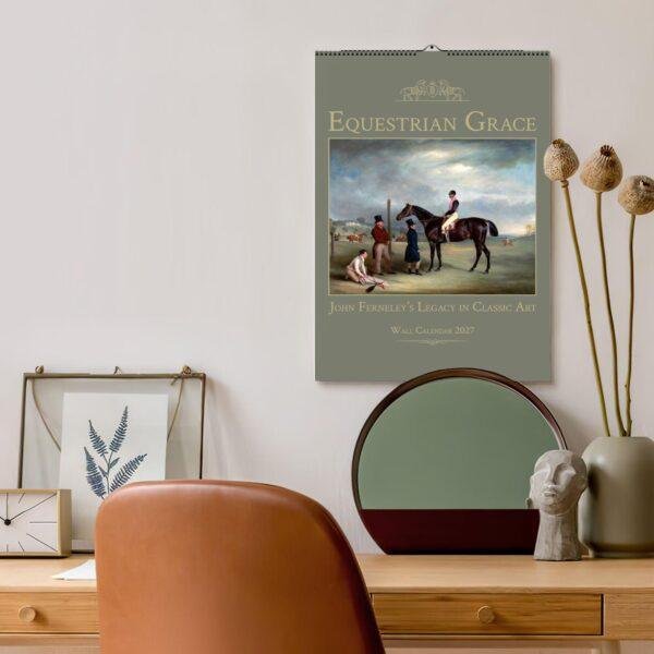 John Ferneley Wall Calendar – English Artist, Vintage Horse Art, Equestrian Gift, Semi-Glossy Paper