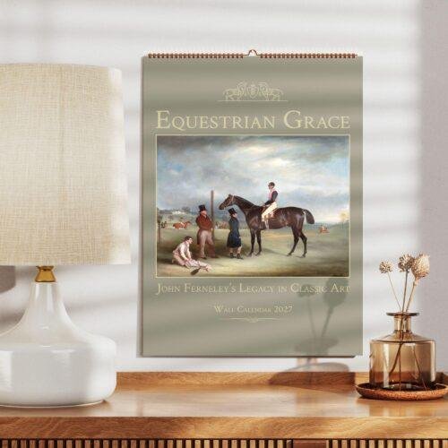 John Ferneley Wall Calendar – English Artist, Vintage Horse Art, Equestrian Gift, Semi-Glossy Paper