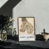 Egon Schiele - Crouching Nude Girl, Expressionist Masterpiece, Smooth Matte Art Print