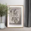 Greek Mythology Art Print – Masquerade Sutler Poster, Ancient Sculpture, Greece, Light Academia Decor