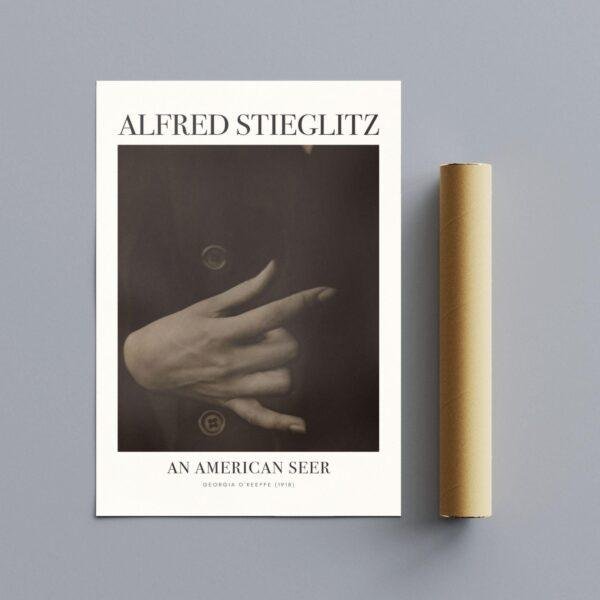 Alfred Stieglitz - Georgia O'Keeffe, Analog Photography, Matte Paper Poster