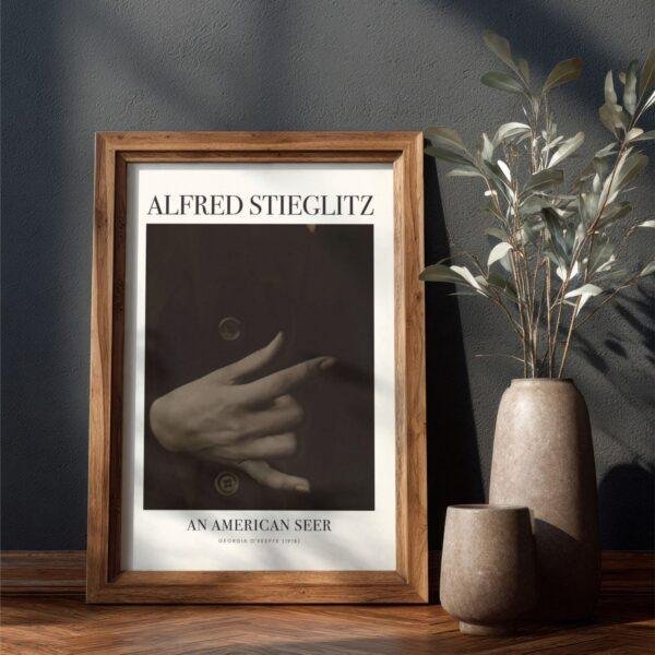 Alfred Stieglitz - Georgia O'Keeffe, Analog Photography, Matte Paper Poster