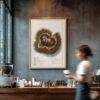 Country Life Educational Poster - Chestnut, Watercolor Painting, Smooth Matte Art Print