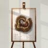 Country Life Educational Poster - Chestnut, Watercolor Painting, Smooth Matte Art Print