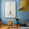 London Landmark Art - Great Tower Wembley Park, Design No. 19, Architecture Sketch, Matte Print