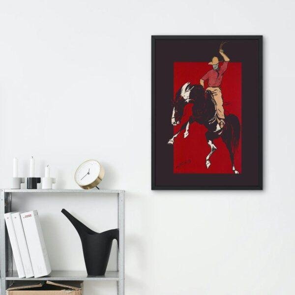 George Ford Morris - World’s championship Rough Riding Contest, Gallery Matte